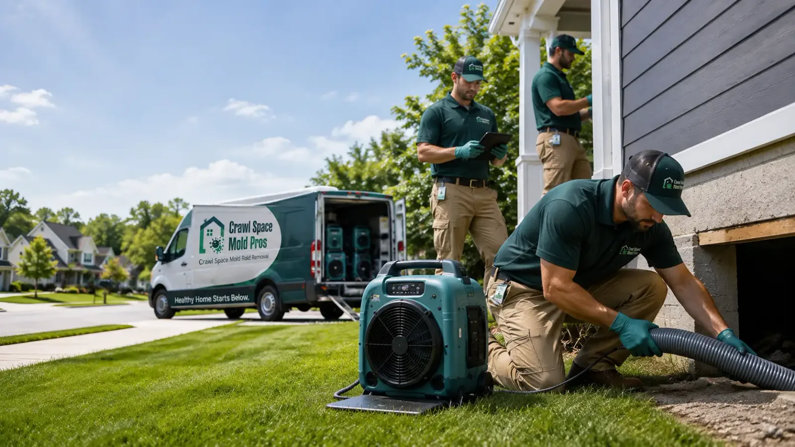 Crawl Space Mold Removal in Vernon, IL